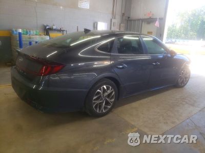 Trzecie zdjęcie samochodu z tyłu: 2021 HYUNDAI SONATA SEL VIN:5NPEL4JA8MH097498 - miniatura