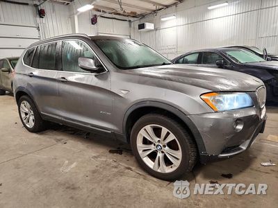 Czwarte zdjęcie samochodu z boku: 2012 BMW X3 XDRIVE35I VIN:5UXWX7C5XCL737343 - miniatura