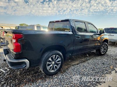 Trzecie zdjęcie samochodu z tyłu: 2021 CHEVROLET SILVERADO K1500 LT VIN:3GCUYDED0MG351201 - miniatura