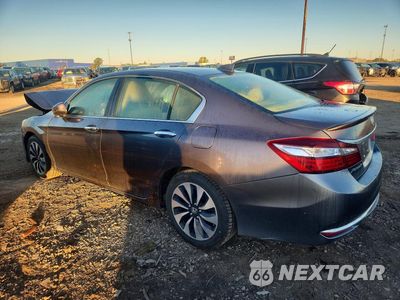 Drugie zdjęcie samochodu z przodu: 2017 HONDA ACCORD HYBRID EXL VIN:JHMCR6F58HC027383 - miniatura