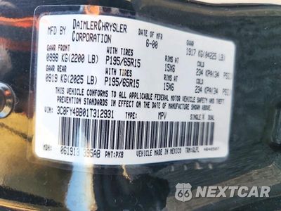 Zdjęcie 12 z 12 samochodu: 2001 CHRYSLER PT CRUISER VIN:3C8FY4BB01T312931 - miniatura