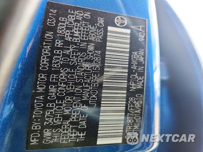 Zdjęcie 13 z 13 samochodu: 2014 TOYOTA PRIUS C THREE VIN:JTDKDTB39E1562874 - miniatura