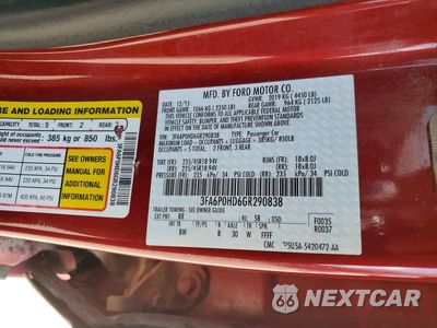 Zdjęcie 12 z 12 samochodu: 2016 FORD FUSION SE VIN:3FA6P0HD6GR290838 - miniatura