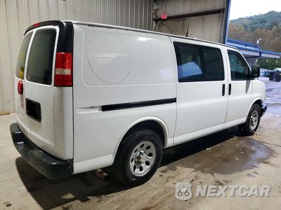 Trzecie zdjęcie samochodu z tyłu: 2014 CHEVROLET EXPRESS G1500 VIN:1GCSGAFX4E1156252 - miniatura