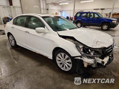 Czwarte zdjęcie samochodu z boku: 2013 HONDA ACCORD EXL VIN:1HGCR2F89DA189857 - miniatura