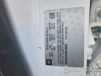 Zdjęcie 12 z 12 samochodu: 2014 BUICK VERANO CONVENIENCE VIN:1G4PR5SK2E4103223 - miniatura