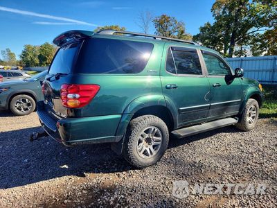 Trzecie zdjęcie samochodu z tyłu: 2003 TOYOTA SEQUOIA LIMITED VIN:5TDBT48A13S168171 - miniatura