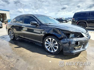 Czwarte zdjęcie samochodu z boku: 2015 HONDA ACCORD SPORT VIN:1HGCR2F50FA094225 - miniatura