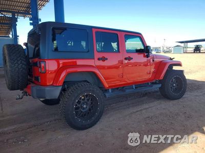 Trzecie zdjęcie samochodu z tyłu: 2018 JEEP WRANGLER UNLIMITED SAHARA VIN:1C4HJWEG8JL893558 - miniatura