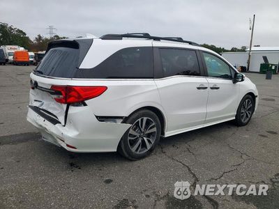 Trzecie zdjęcie samochodu z tyłu: 2023 HONDA ODYSSEY TOURING VIN:5FNRL6H89PB009481 - miniatura