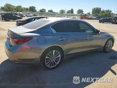 Trzecie zdjęcie samochodu z tyłu: 2018 INFINITI Q50 3.0T LUXE VIN:JN1EV7AR7JM441845 - miniatura