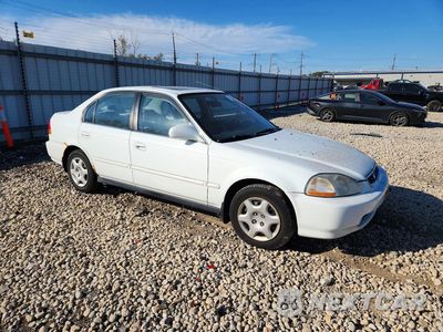 Czwarte zdjęcie samochodu z boku: 1998 HONDA CIVIC EX VIN:2HGEJ8648WH546627 - miniatura
