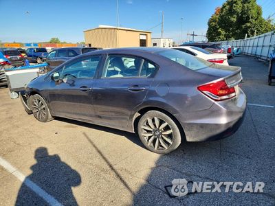 Drugie zdjęcie samochodu z przodu: 2014 HONDA CIVIC EXL VIN:2HGFB2F98EH536818 - miniatura