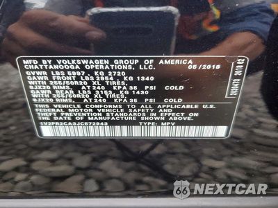 Zdjęcie 13 z 13 samochodu: 2018 VOLKSWAGEN ATLAS SE VIN:1V2PR2CA3JC572943 - miniatura