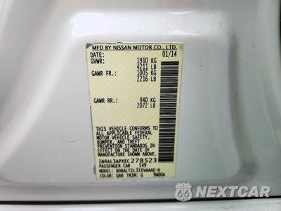 Zdjęcie 12 z 12 samochodu: 2014 NISSAN ALTIMA 2.5 VIN:1N4AL3APXEC278523 - miniatura