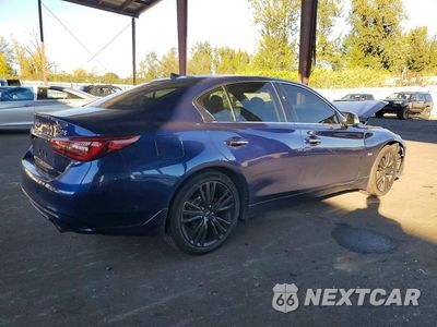 Trzecie zdjęcie samochodu z tyłu: 2018 INFINITI Q50 3.0T SPORT VIN:JN1EV7AR4JM437249 - miniatura