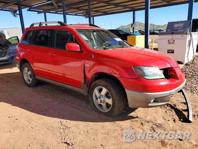 Czwarte zdjęcie samochodu z boku: 2003 MITSUBISHI OUTLANDER XLS VIN:JA4LZ41G63U100276 - miniatura