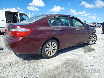 Trzecie zdjęcie samochodu z tyłu: 2014 HONDA ACCORD EXL VIN:1HGCR2F81EA068791 - miniatura