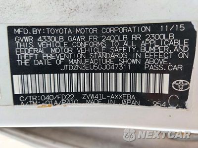 Zdjęcie 12 z 12 samochodu: 2016 TOYOTA PRIUS V TWO VIN:JTDZN3EU5GJ047311 - miniatura