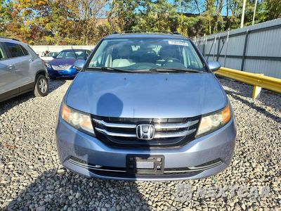 Piąte zdjęcie samochodu w środku: 2014 HONDA ODYSSEY EXL VIN:5FNRL5H60EB072443 - miniatura