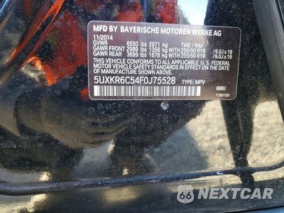Zdjęcie 13 z 13 samochodu: 2015 BMW X5 XDRIVE50I VIN:5UXKR6C54F0J75528 - miniatura