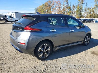 Trzecie zdjęcie samochodu z tyłu: 2019 NISSAN LEAF SL PLUS VIN:1N4BZ1CP1KC318164 - miniatura