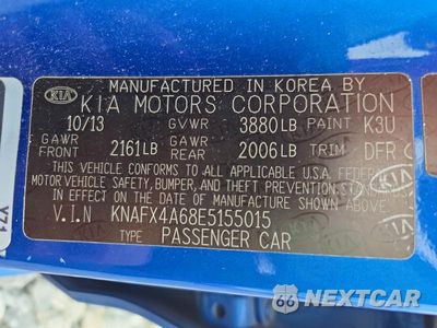 Zdjęcie 12 z 12 samochodu: 2014 KIA FORTE LX VIN:KNAFX4A68E5155015 - miniatura