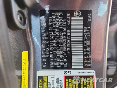 Zdjęcie 12 z 12 samochodu: 2019 TOYOTA CAMRY SE VIN:4T1B11HK9KU178904 - miniatura