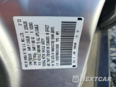 Zdjęcie 14 z 14 samochodu: 2003 HONDA CR-V EX VIN:SHSRD78863U132659 - miniatura
