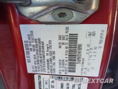 Zdjęcie 12 z 12 samochodu: 2017 FORD FUSION SE VIN:3FA6P0HD3HR188981 - miniatura