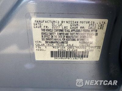 Zdjęcie 12 z 12 samochodu: 2012 NISSAN SENTRA 2.0 VIN:3N1AB6AP8CL686733 - miniatura