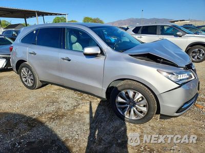 Czwarte zdjęcie samochodu z boku: 2014 ACURA MDX TECHNOLOGY VIN:5FRYD4H40EB048885 - miniatura