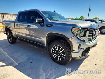 Czwarte zdjęcie samochodu z boku: 2024 GMC SIERRA K1500 AT4 VIN:1GTUUEEL2RZ114130 - miniatura