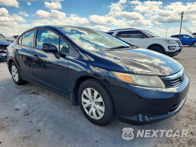 Czwarte zdjęcie samochodu z boku: 2012 HONDA CIVIC LX VIN:19XFB2F58CE011715 - miniatura
