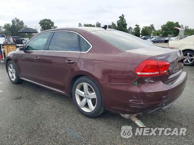 Drugie zdjęcie samochodu z przodu: 2013 VOLKSWAGEN PASSAT SE VIN:1VWBP7A38DC125139 - miniatura