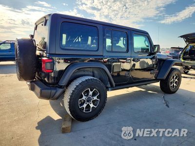Trzecie zdjęcie samochodu z tyłu: 2020 JEEP WRANGLER UNLIMITED RUBICON VIN:1C4HJXFG9LW192341 - miniatura