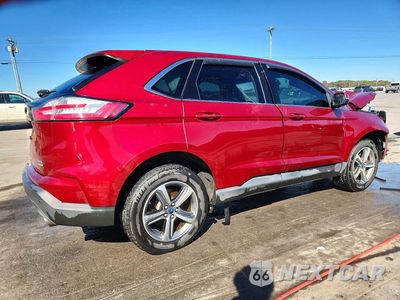 Trzecie zdjęcie samochodu z tyłu: 2019 FORD EDGE SEL VIN:2FMPK3J95KBC47602 - miniatura