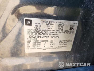 Zdjęcie 12 z 12 samochodu: 2016 CHEVROLET TRAX LS VIN:3GNCJNSB4GL249430 - miniatura