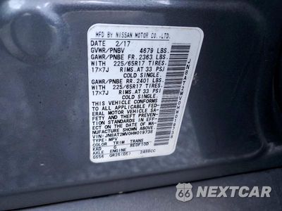 Zdjęcie 13 z 13 samochodu: 2017 NISSAN ROGUE S VIN:JN8AT2MV0HW019738 - miniatura