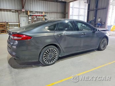 Trzecie zdjęcie samochodu z tyłu: 2017 FORD FUSION SE VIN:3FA6P0HD3HR341018 - miniatura