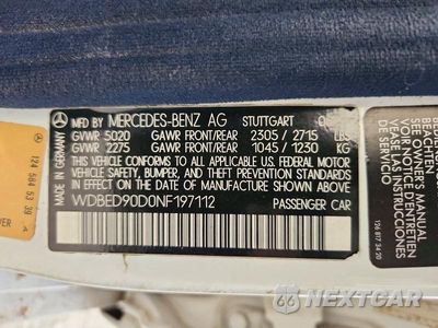 Zdjęcie 12 z 12 samochodu: 1992 MERCEDES-BENZ 300 TE 4MATIC VIN:WDBED90D0NF197112 - miniatura