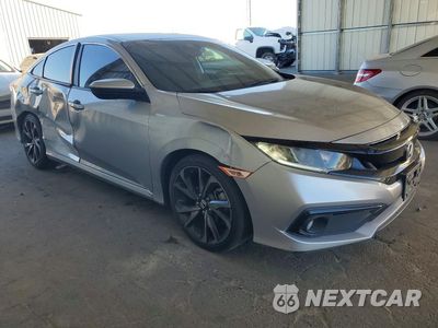 Czwarte zdjęcie samochodu z boku: 2021 HONDA CIVIC SPORT VIN:2HGFC2F89MH523899 - miniatura