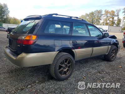 Trzecie zdjęcie samochodu z tyłu: 2000 SUBARU LEGACY OUTBACK AWP VIN:4S3BH6756Y7636866 - miniatura