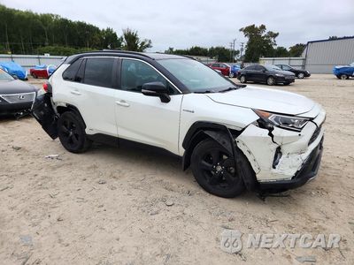 Czwarte zdjęcie samochodu z boku: 2021 TOYOTA RAV4 XSE VIN:4T3E6RFV6MU041181 - miniatura