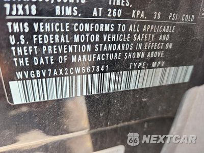 Zdjęcie 13 z 13 samochodu: 2012 VOLKSWAGEN TIGUAN S VIN:WVGBV7AX2CW567841 - miniatura