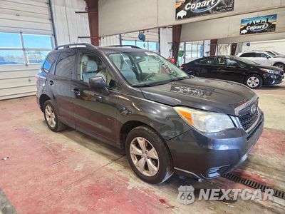 Czwarte zdjęcie samochodu z boku: 2014 SUBARU FORESTER 2.5I PREMIUM VIN:JF2SJAEC9EH473338 - miniatura