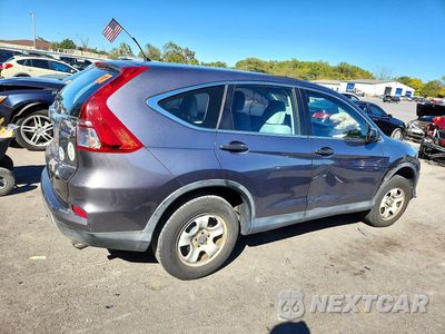 Trzecie zdjęcie samochodu z tyłu: 2016 HONDA CR-V LX VIN:5J6RM4H33GL126843 - miniatura