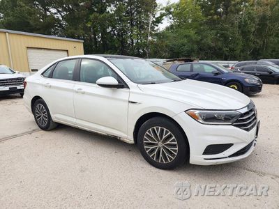 Czwarte zdjęcie samochodu z boku: 2019 VOLKSWAGEN JETTA SEL VIN:3VWEB7BU6KM207045 - miniatura