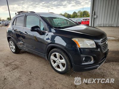Czwarte zdjęcie samochodu z boku: 2015 CHEVROLET TRAX LTZ VIN:KL7CJNSB6FB167334 - miniatura