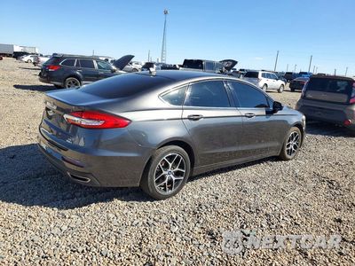 Trzecie zdjęcie samochodu z tyłu: 2019 FORD FUSION SE VIN:3FA6P0T95KR237298 - miniatura